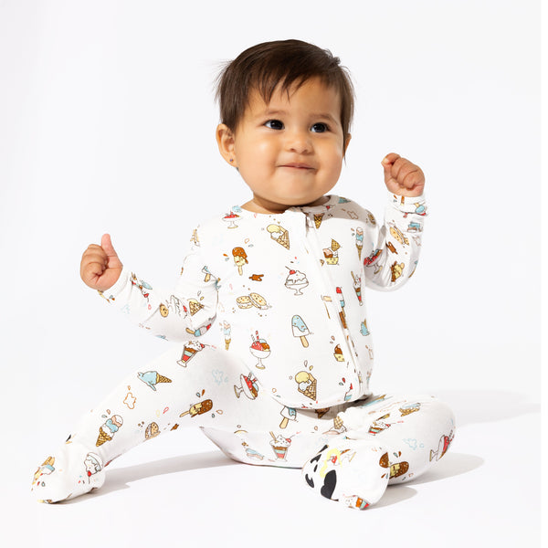 ice-cream-bamboo-convertible-footie-Bellabu Bear at Sophia's StyleConvertible Footie-1